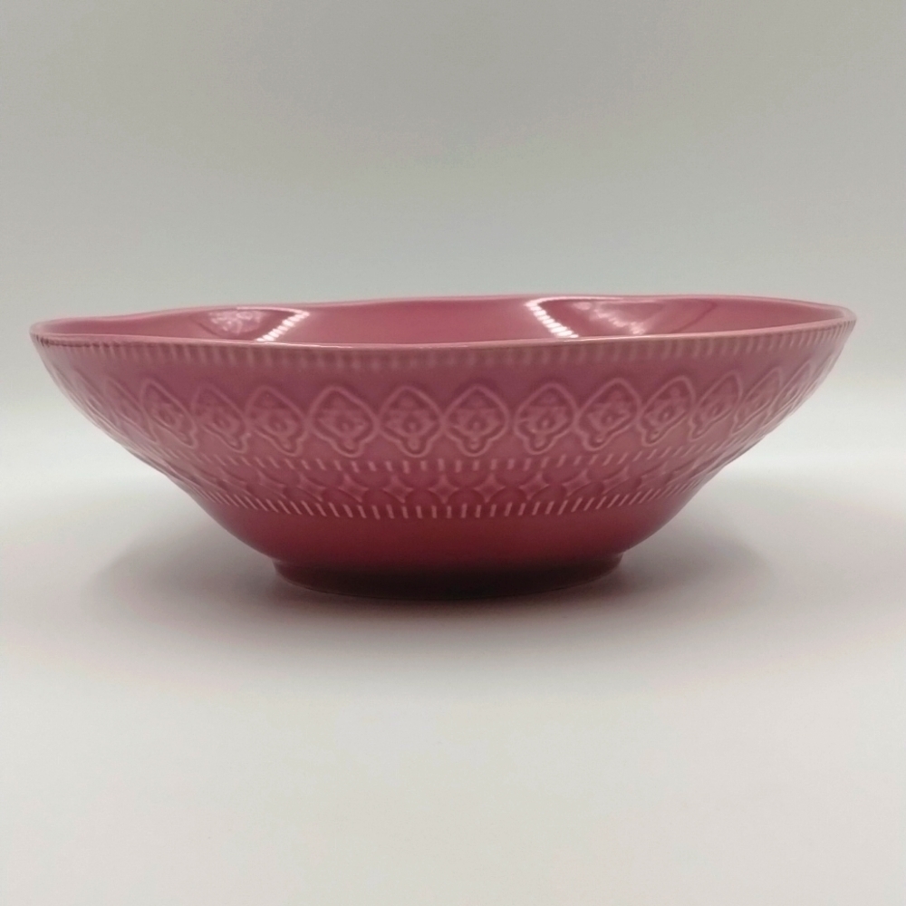 IKEA Mauve Pink 12" Serving Bowl